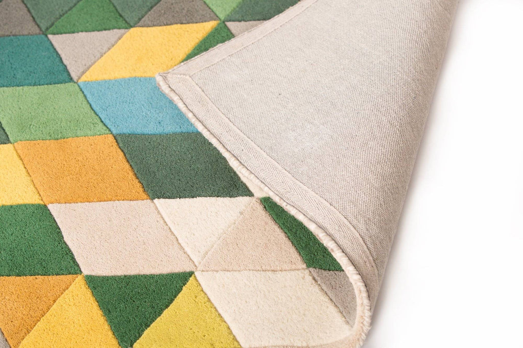 Mona Green/Multi Area Rug RUGSANDROOMS 