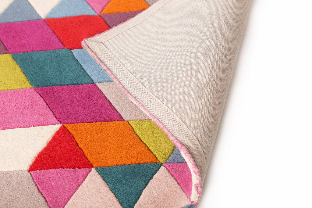 Mona Pink/Multi Area Rug RUGSANDROOMS 