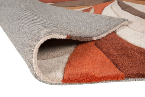 Image of Maddie Orange Area Rug RUGSANDROOMS 