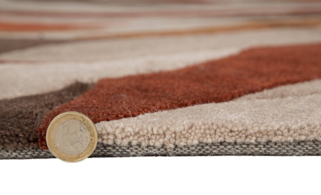Maddie Orange Area Rug RUGSANDROOMS 