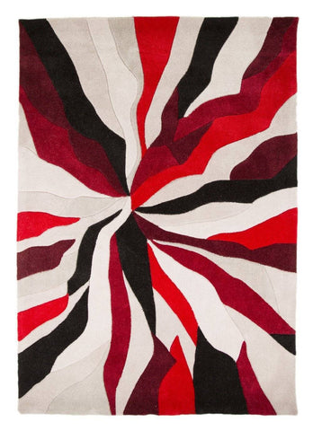 Image of Maddie Red Area Rug RUGSANDROOMS 