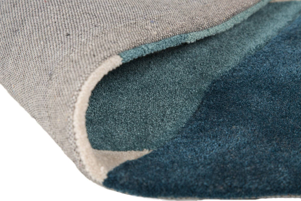 Maddie Teal Area Rug RUGSANDROOMS 