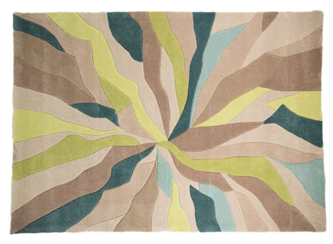 Mabel Teal/Green Area Rug RUGSANDROOMS 