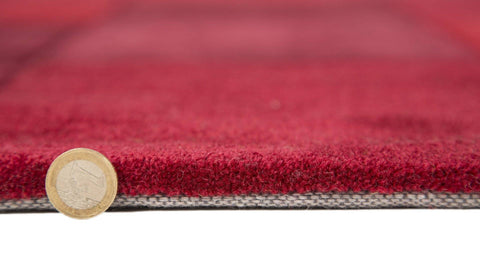 Image of Mabel Red Area Rug RUGSANDROOMS 