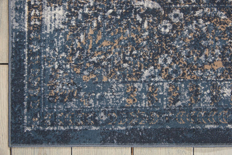 Image of Kathy Ireland Malta Navy 01 Area Rug RUGSANDROOMS 