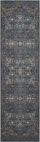 Image of Kathy Ireland Malta Navy 01 Area Rug RUGSANDROOMS 