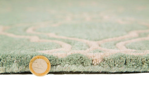 Image of Marrakesh Duck Egg Area Rug RUGSANDROOMS 