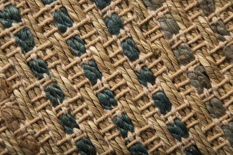 Image of Seagrass Blue Area Rug RUGSANDROOMS 