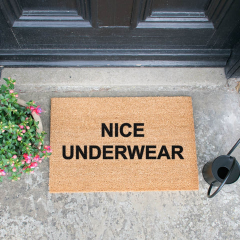 Nice Underwear Doormat RUGSANDROOMS 