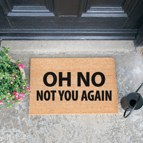 Not You Again Doormat RUGSANDROOMS 