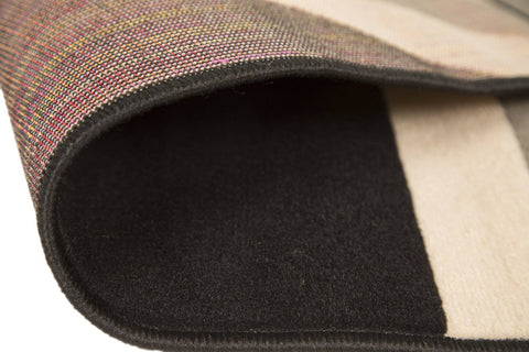 Image of Yuri Grey/Cream Area Rug RUGSANDROOMS 