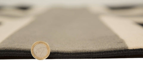 Yuri Grey/Cream Area Rug RUGSANDROOMS 