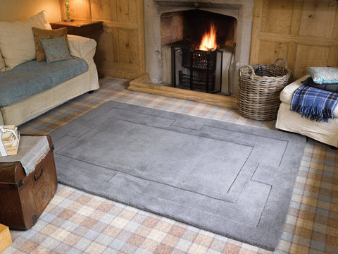 Venice Grey Area Rug RUGSANDROOMS 