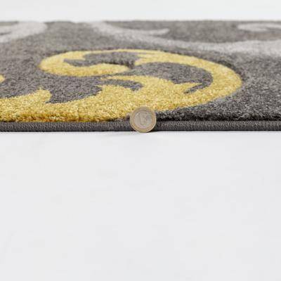 Image of Nelu Ochre Area Rug RUGSANDROOMS 