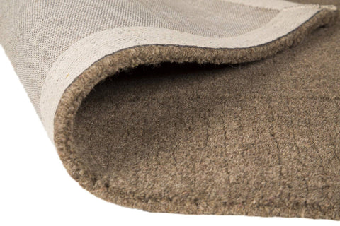 Image of Plain Taupe Area Rug RUGSANDROOMS 