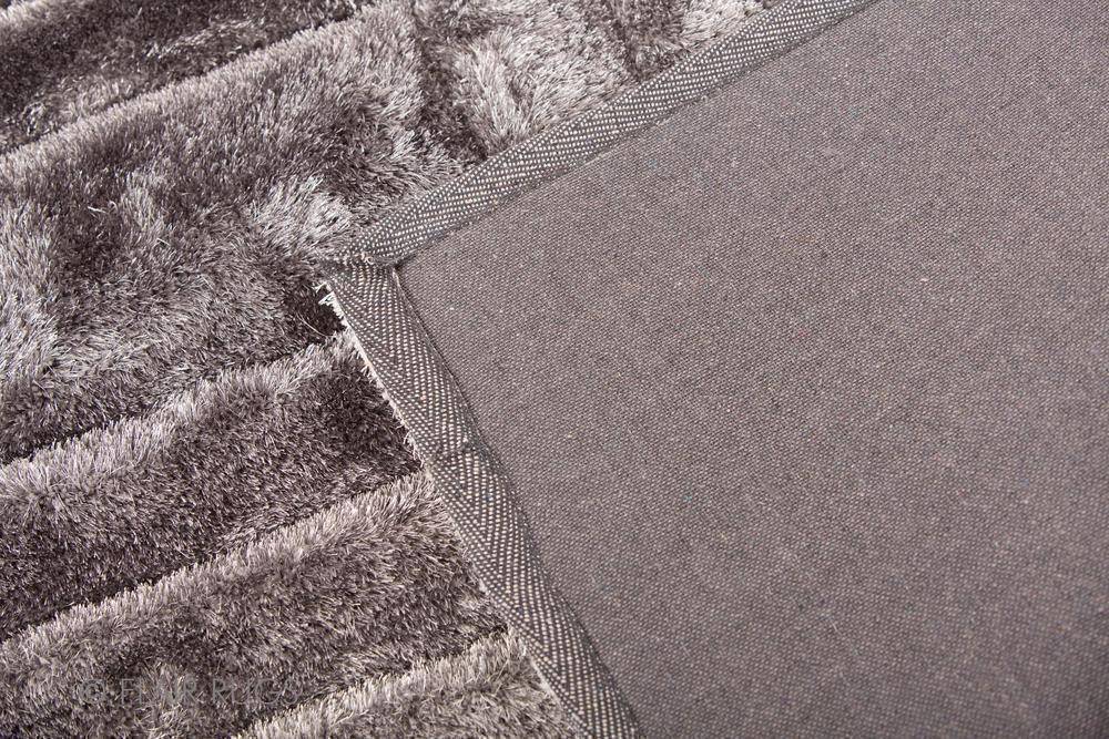 Ridged Shaggy Ombre Black/Grey Area Rug RUGSANDROOMS 