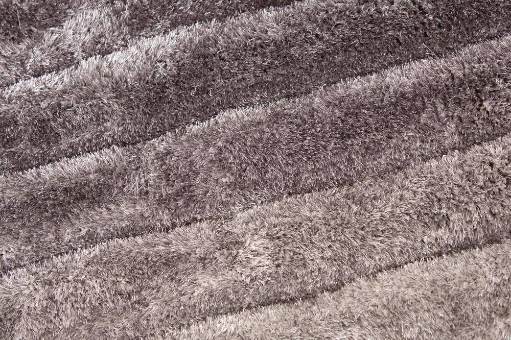Ridged Shaggy Ombre Black/Grey Area Rug RUGSANDROOMS 